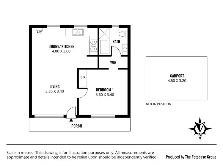 Floorplan of Homely unit listing, 12/461 Portrush Road, Glenside SA 5065