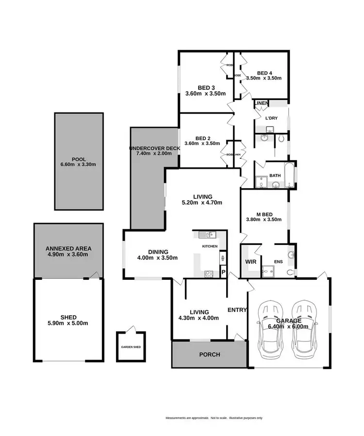 Floorplan of Homely house listing, 13 Kenneth Watson Drive, Bandiana VIC 3691