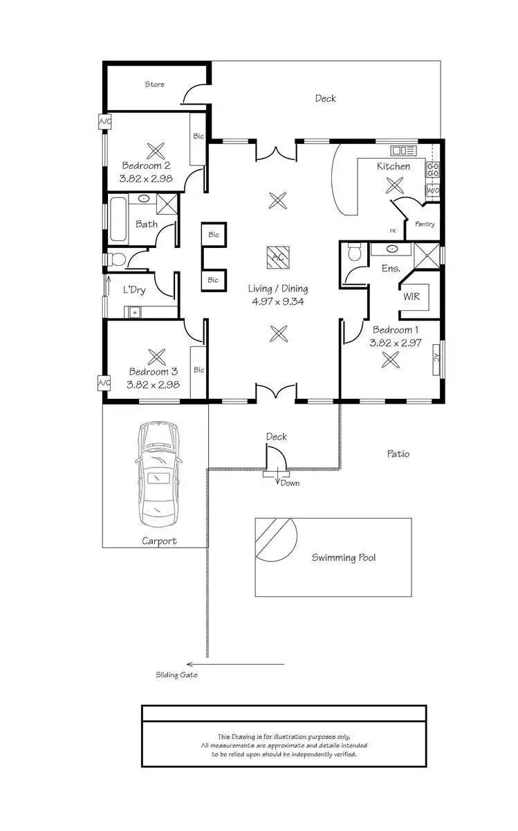 Floorplan of Homely house listing, 25 Bowerbird Loop, Djugun WA 6725