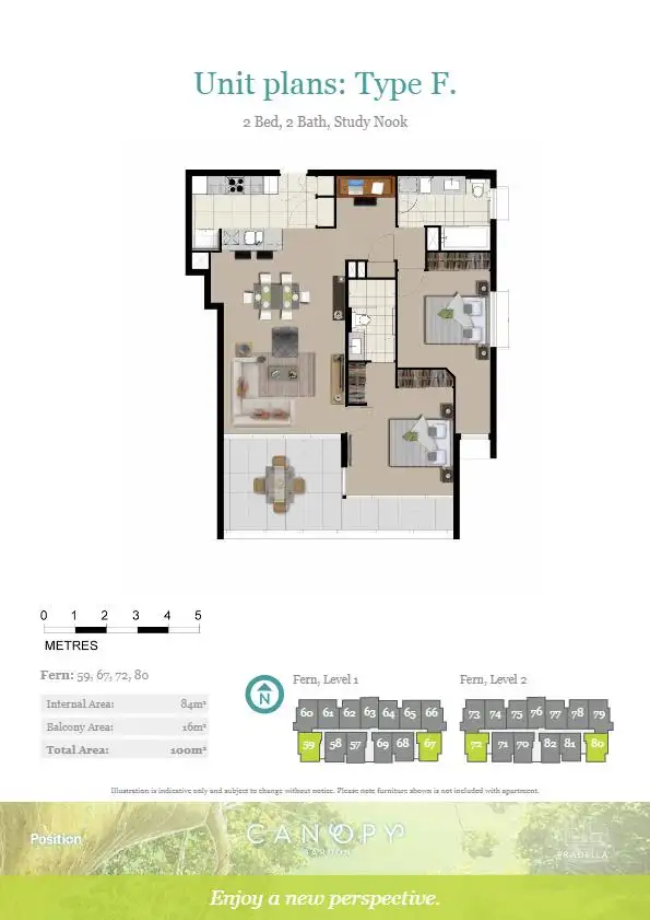 Floorplan of Homely apartment listing, 59/390 Simpsons Road, Bardon QLD 4065