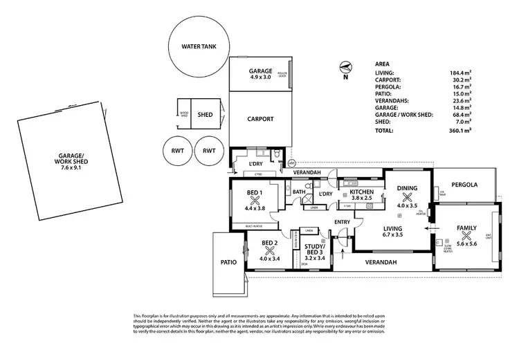 Floorplan of Homely house listing, 61 Ridge Road, Lobethal SA 5241