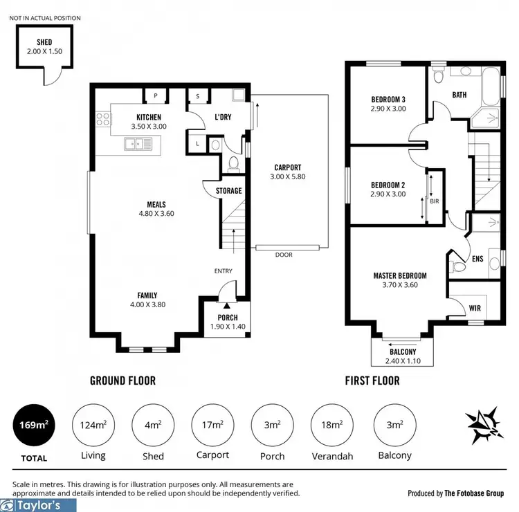 Floorplan of Homely house listing, 6/1584 - 1586 Main North Road, Brahma Lodge SA 5109