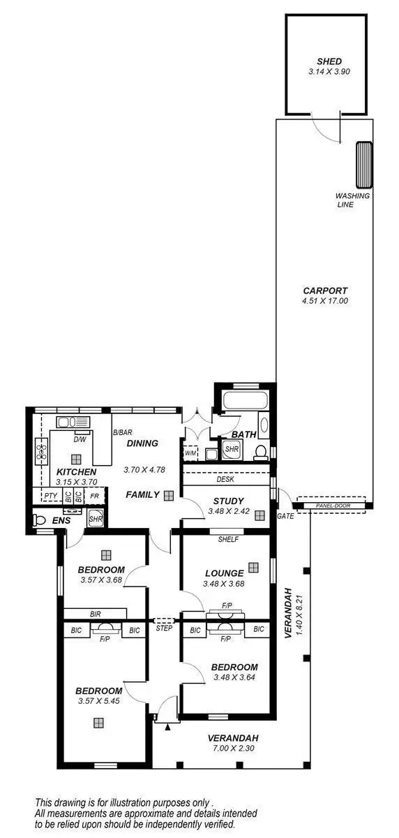 Floorplan of Homely house listing, 22 North Parade, Kingswood SA 5062