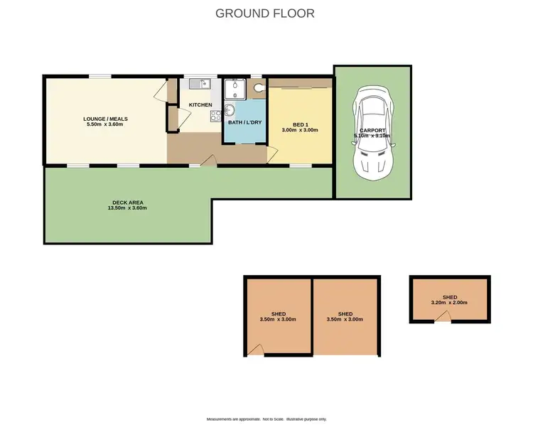 Floorplan of Homely house listing, 5A Buckland Gap Road, Beechworth VIC 3747