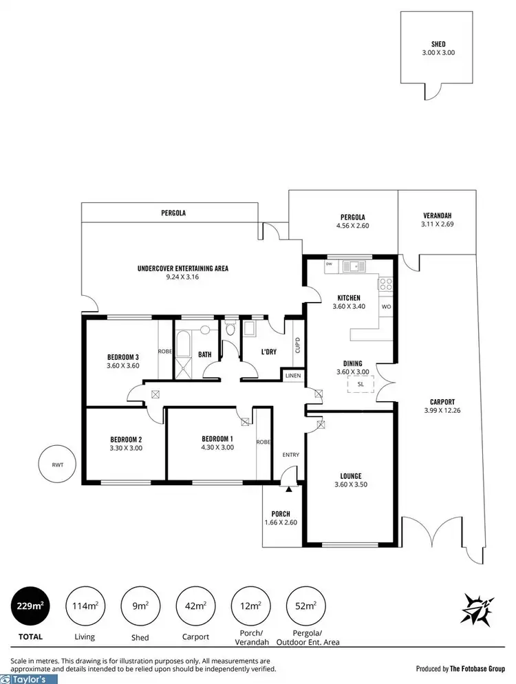Floorplan of Homely house listing, 3 Benaud Avenue, Salisbury East SA 5109