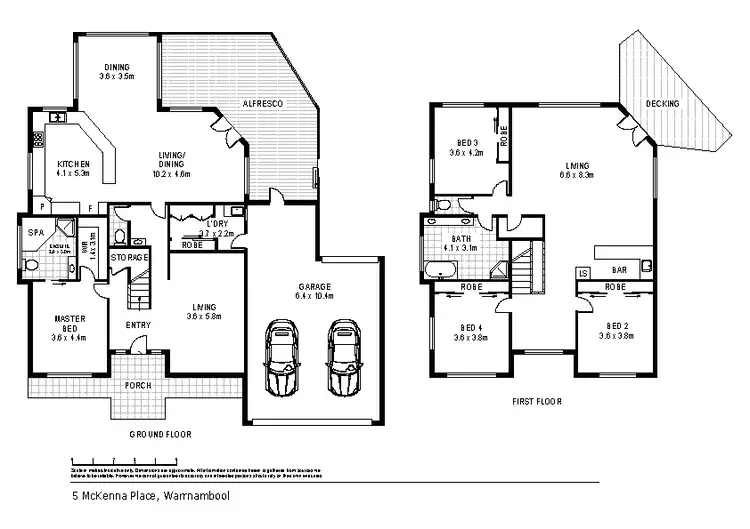 Floorplan of Homely house listing, 5 McKenna Place, Warrnambool VIC 3280