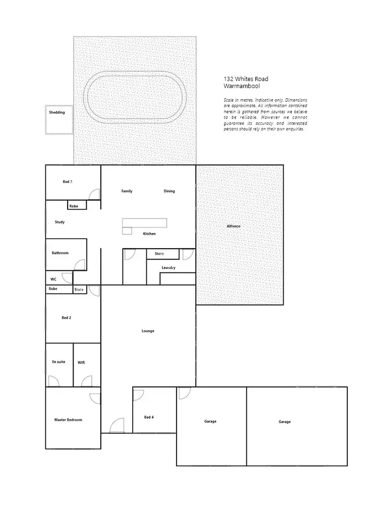 Floorplan of Homely house listing, 132 Whites Road, Warrnambool VIC 3280