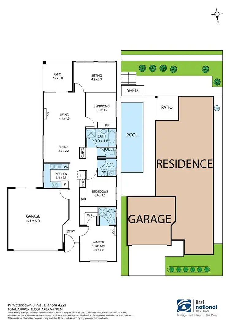 Floorplan of Homely house listing, 19 Waterdown Drive, Elanora QLD 4221