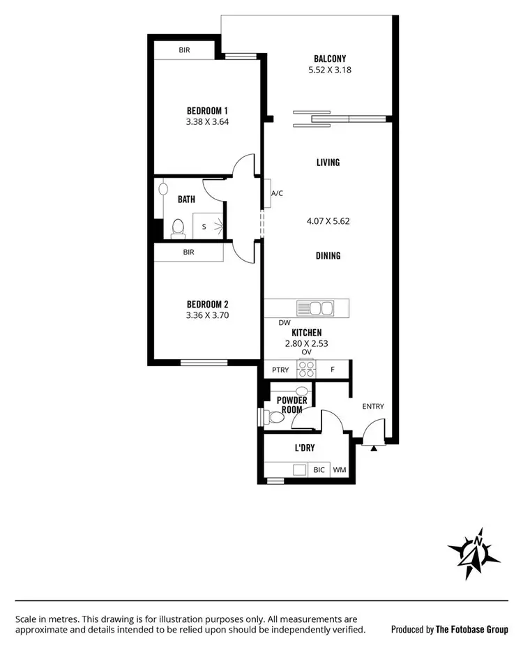 Floorplan of Homely apartment listing, 301/129 Sturt Street, Adelaide SA 5000