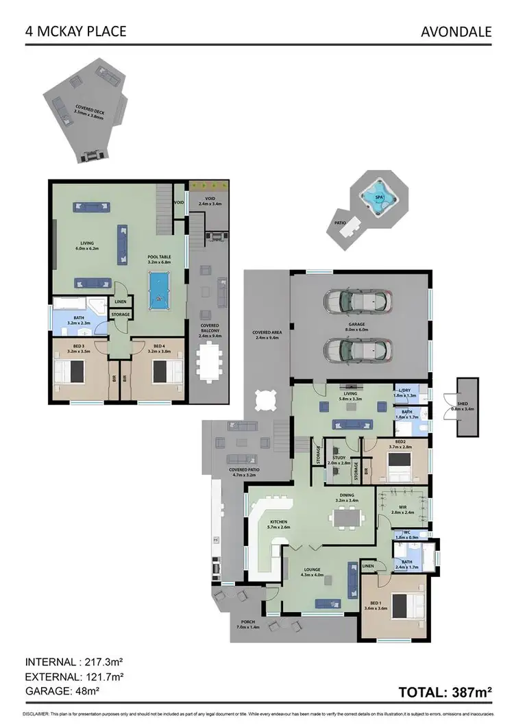 Floorplan of Homely house listing, 4 McKay Place, Avondale NSW 2530