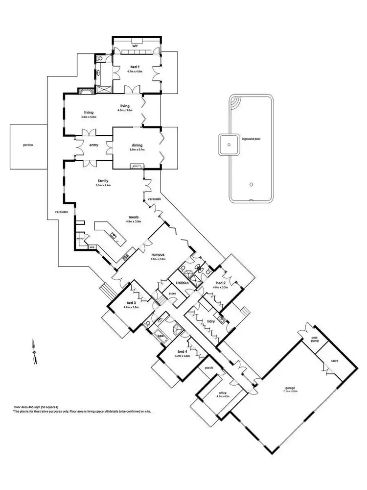 Floorplan of Homely house listing, 34-36 Cloverfield Close, Berwick VIC 3806