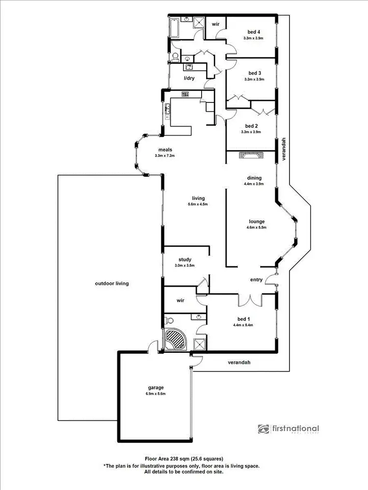 Floorplan of Homely house listing, 45 Crawley Road, Narre Warren North VIC 3804