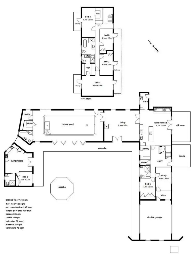 Floorplan of Homely house listing, 6 Fox Road, Narre Warren North VIC 3804