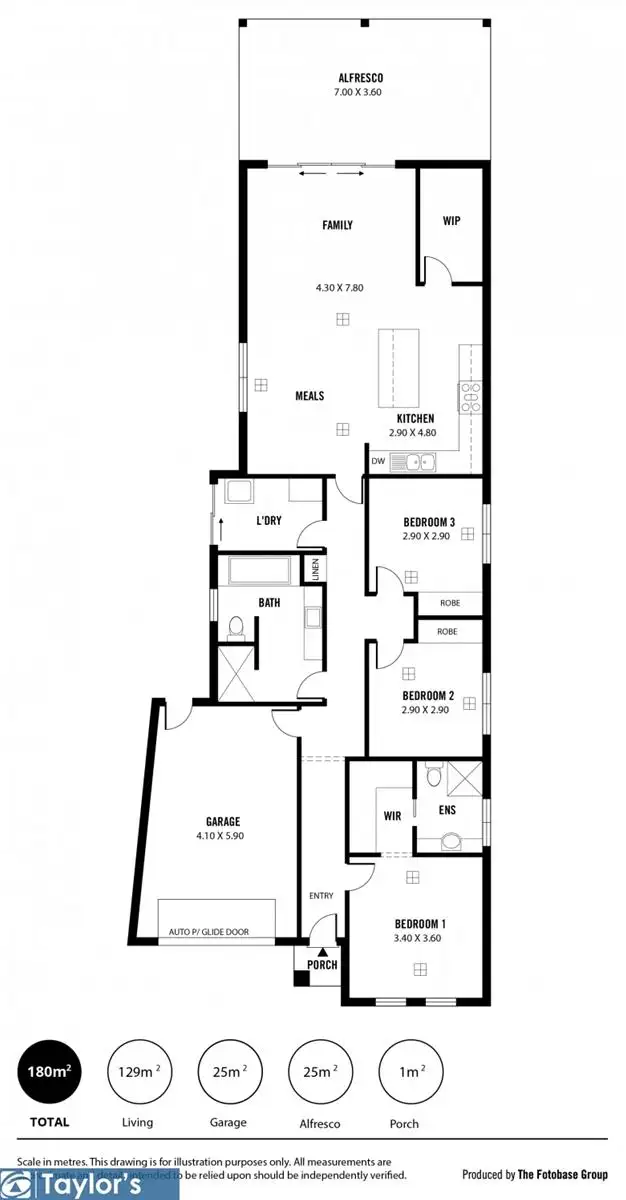 Floorplan of Homely house listing, 20b Yalumba Drive, Paralowie SA 5108