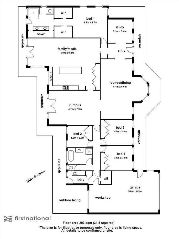 Floorplan of Homely house listing, 34 Beaconhill Drive, Beaconsfield VIC 3807