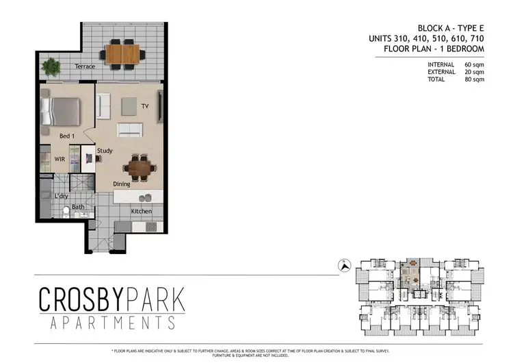 Floorplan of Homely apartment listing, 1709/52 Crosby Road, Albion QLD 4010