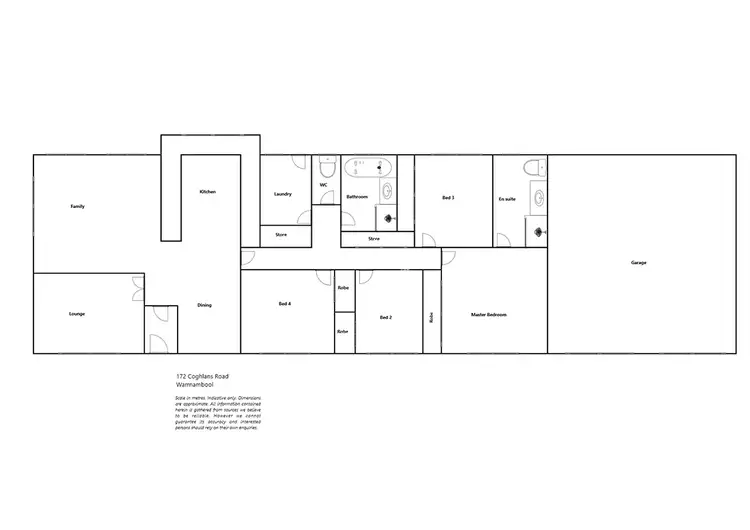 Floorplan of Homely house listing, 172 Coghlans Road, Warrnambool VIC 3280
