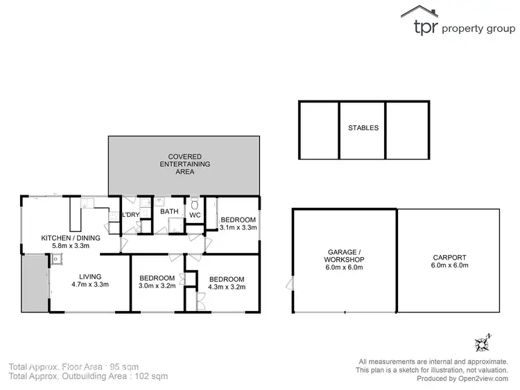 Floorplan of Homely house listing, 39 Crouchs Hill Road, Lucaston TAS 7109