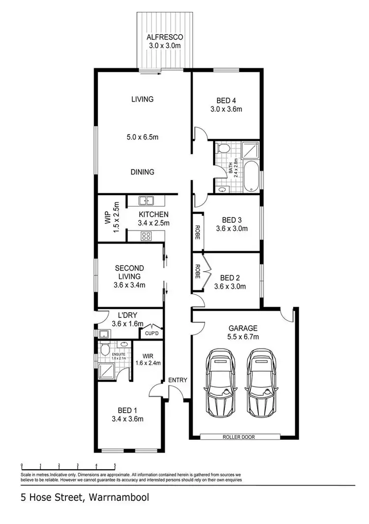 Floorplan of Homely house listing, 5 Hose Street, Warrnambool VIC 3280