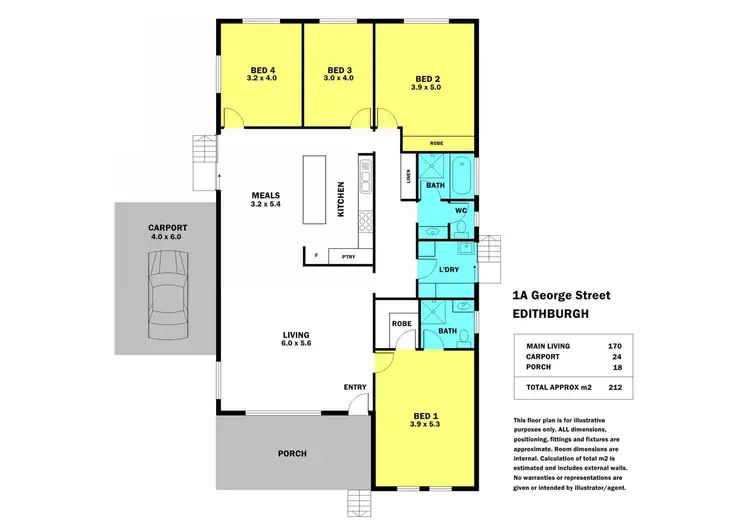 Floorplan of Homely house listing, 1A George Street, Edithburgh SA 5583
