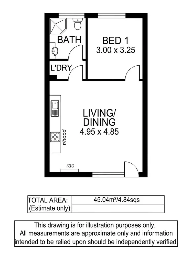 Floorplan of Homely unit listing, 8/6 Pine Avenue, Glenelg North SA 5045