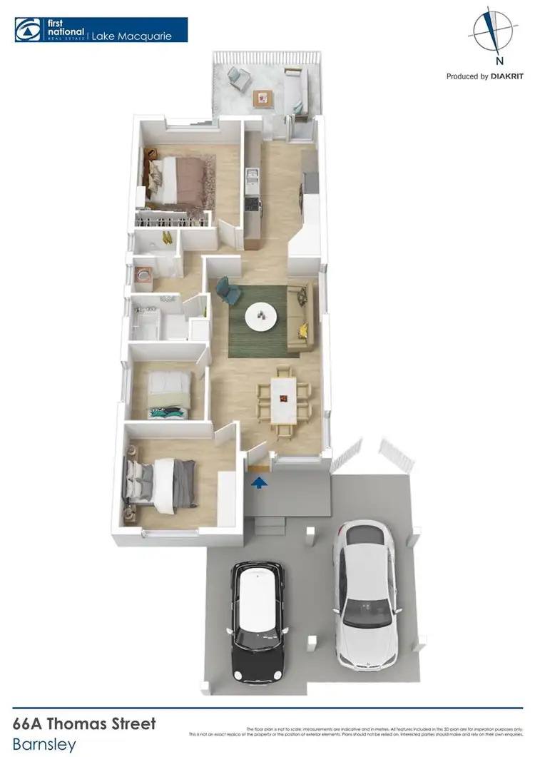 Floorplan of Homely house listing, 66A Thomas Street, Barnsley NSW 2278