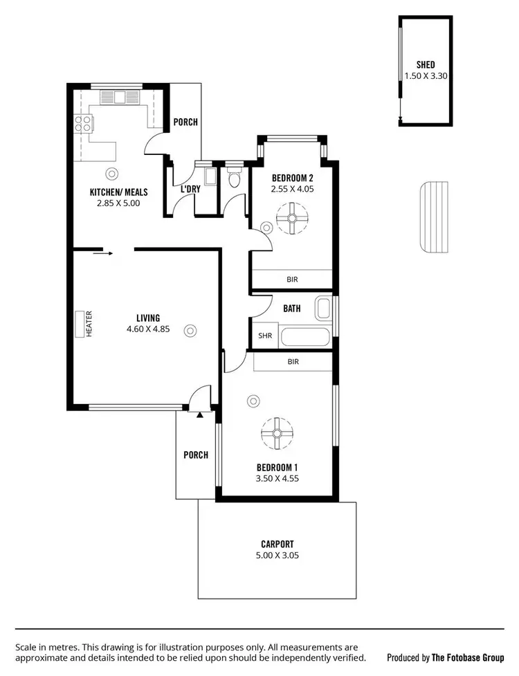 Floorplan of Homely unit listing, 4/5 Carruth Road, Torrens Park SA 5062