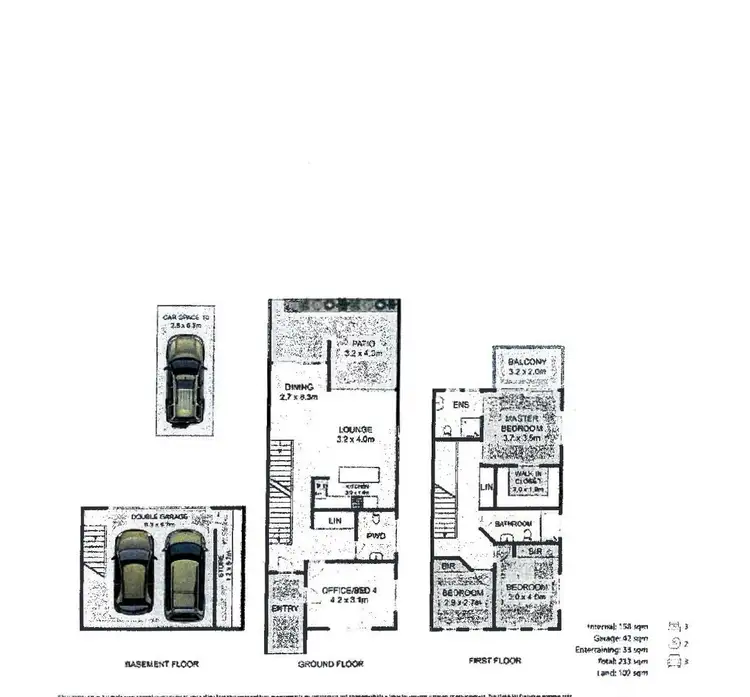 Floorplan of Homely townhouse listing, 5/45 Bundall Road, Surfers Paradise QLD 4217