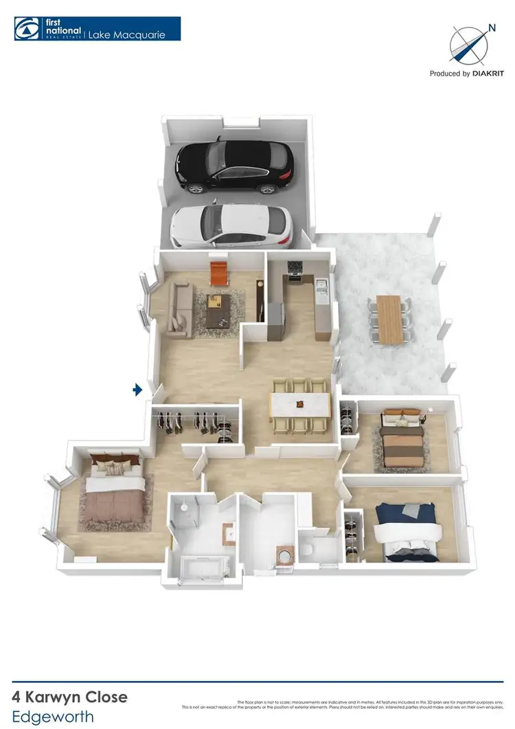 Floorplan of Homely house listing, 4 Karwyn Close, Edgeworth NSW 2285