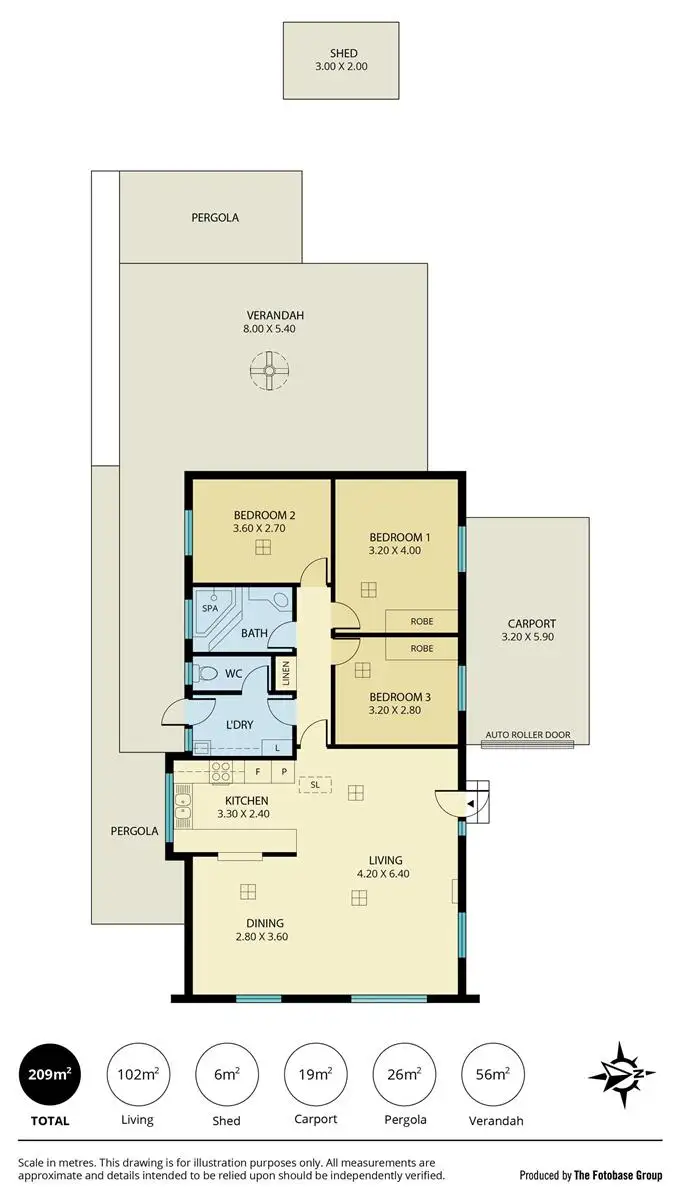 Floorplan of Homely house listing, 108 Hamilton Road, Fairview Park SA 5126