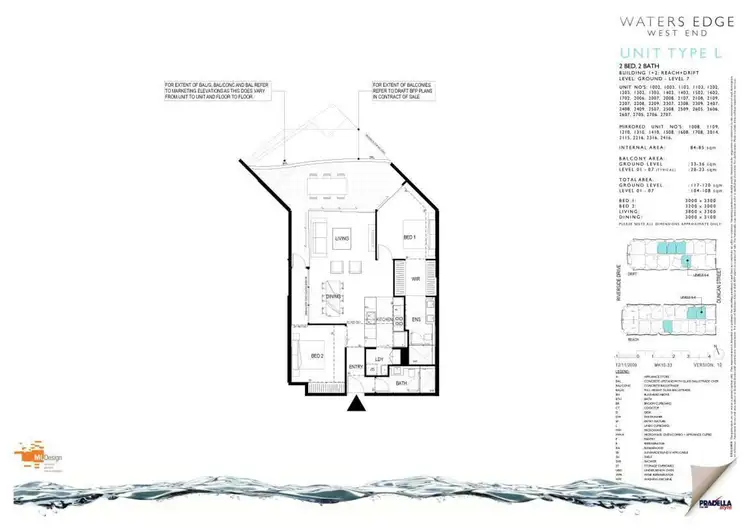 Floorplan of Homely house listing, 1410/45 Duncan Street, West End QLD 4101