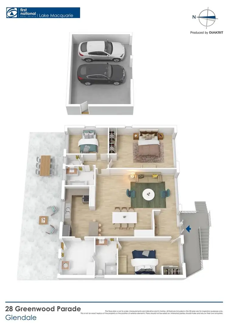 Floorplan of Homely house listing, 28 Greenwood Parade, Glendale NSW 2285