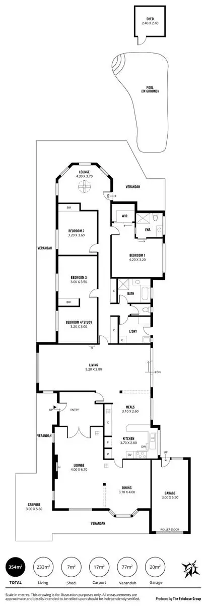 Floorplan of Homely house listing, 10A Netherby Avenue, Netherby SA 5062
