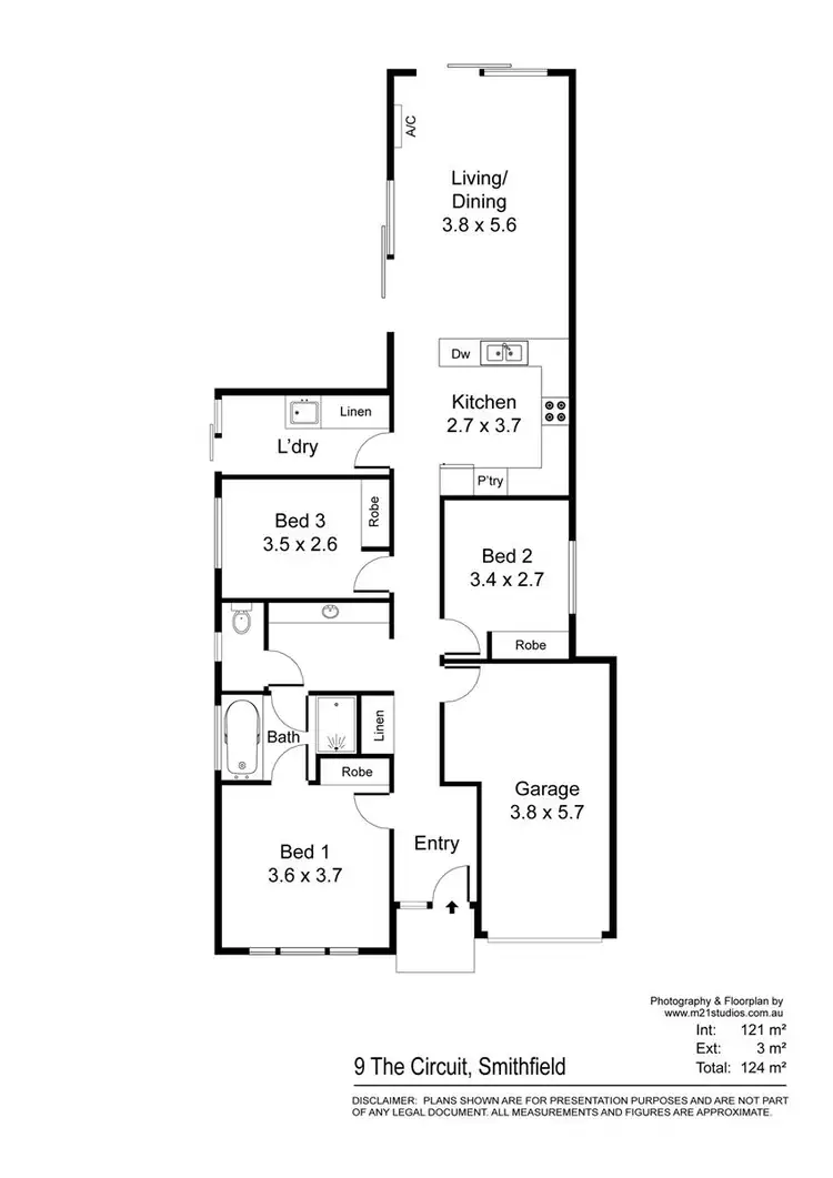 Floorplan of Homely house listing, 9 The Circuit, Smithfield SA 5114