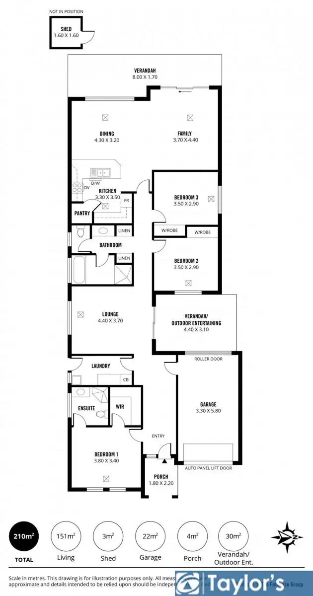 Floorplan of Homely house listing, 5 Dotterel Place, Mawson Lakes SA 5095