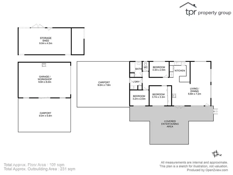 Floorplan of Homely house listing, 190 Police Point Road, Glendevie TAS 7109