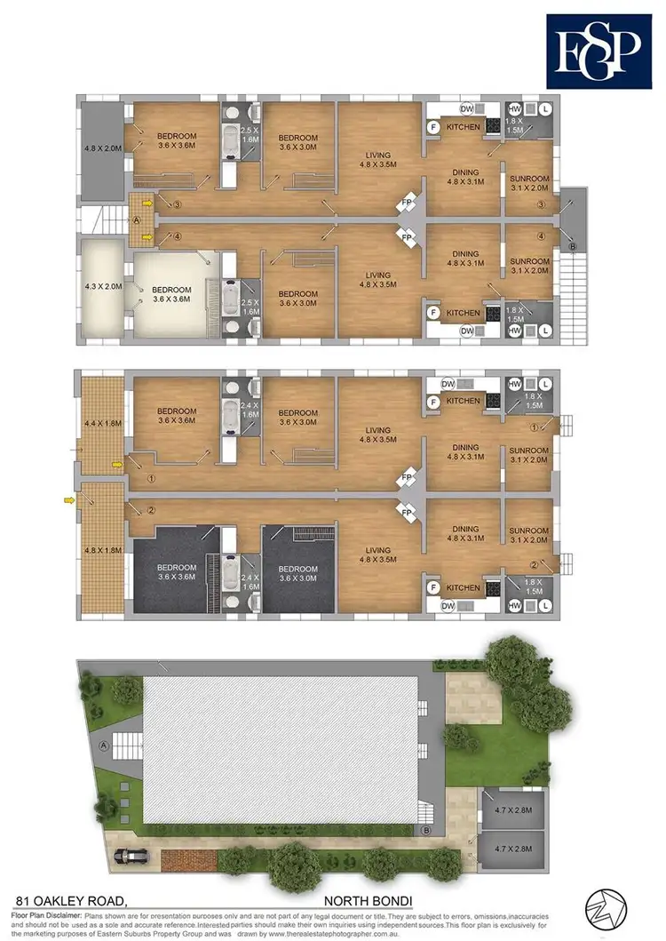 Floorplan of Homely block of units listing, 81 Oakley Road, North Bondi NSW 2026