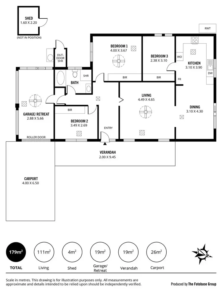 Floorplan of Homely unit listing, 2/3 Hambridge Street, Glenelg North SA 5045