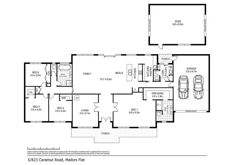 Floorplan of Homely house listing, 5/823 Warrnambool - Caramut Road, Mailors Flat VIC 3275