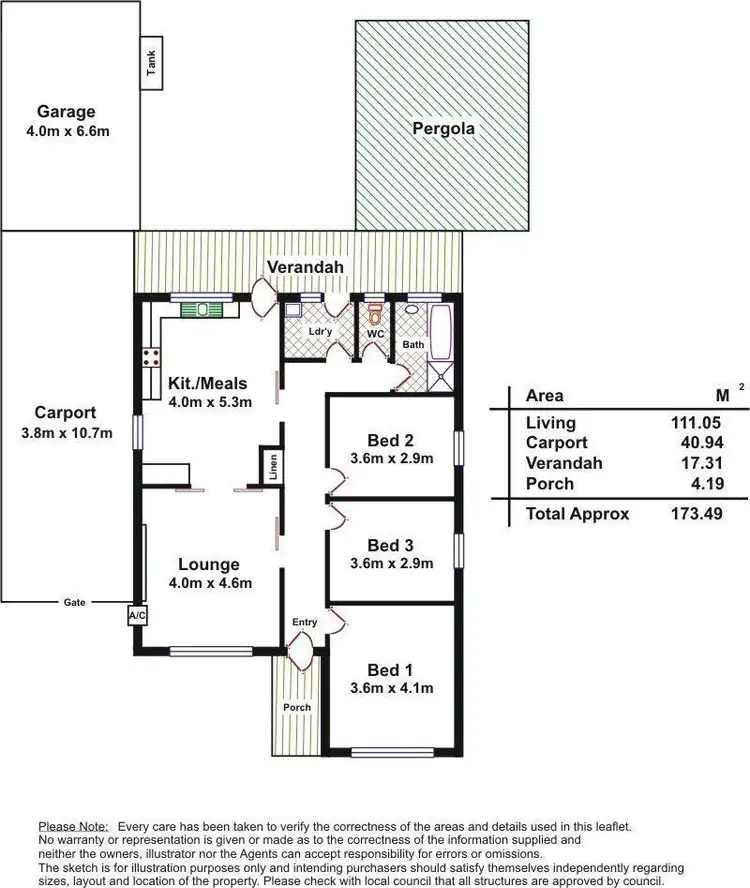 Floorplan of Homely house listing, 1 Gawler Avenue, West Hindmarsh SA 5007