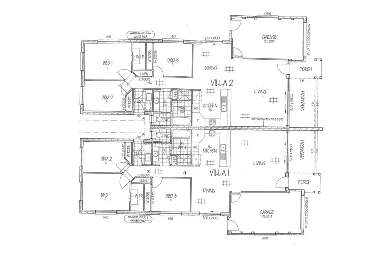 Floorplan of Homely villa listing, 1/90 Lord Street, Laurieton NSW 2443