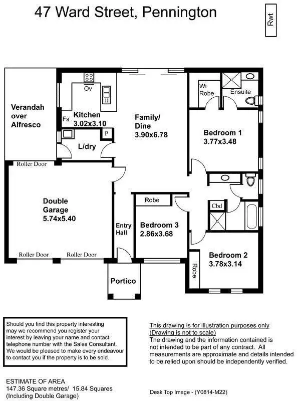 Floorplan of Homely house listing, 47 Ward Street, Pennington SA 5013