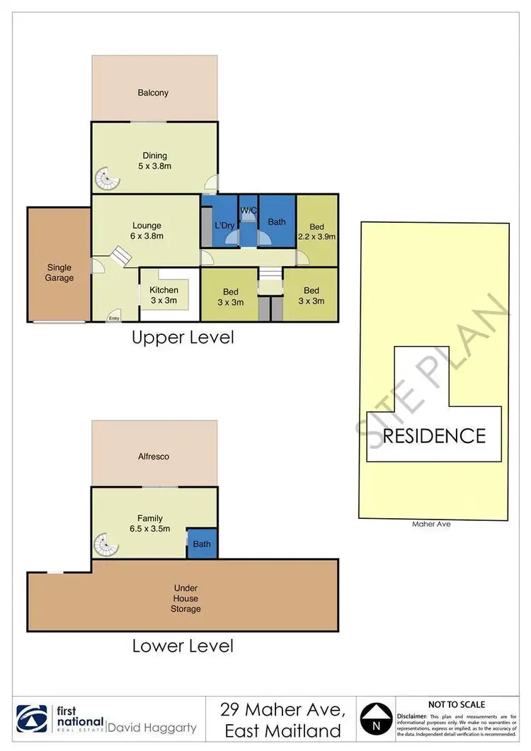 Floorplan of Homely house listing, 29 Maher Avenue, East Maitland NSW 2323