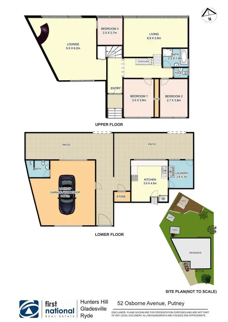 Floorplan of Homely house listing, 52 Osborne Avenue, Putney NSW 2112