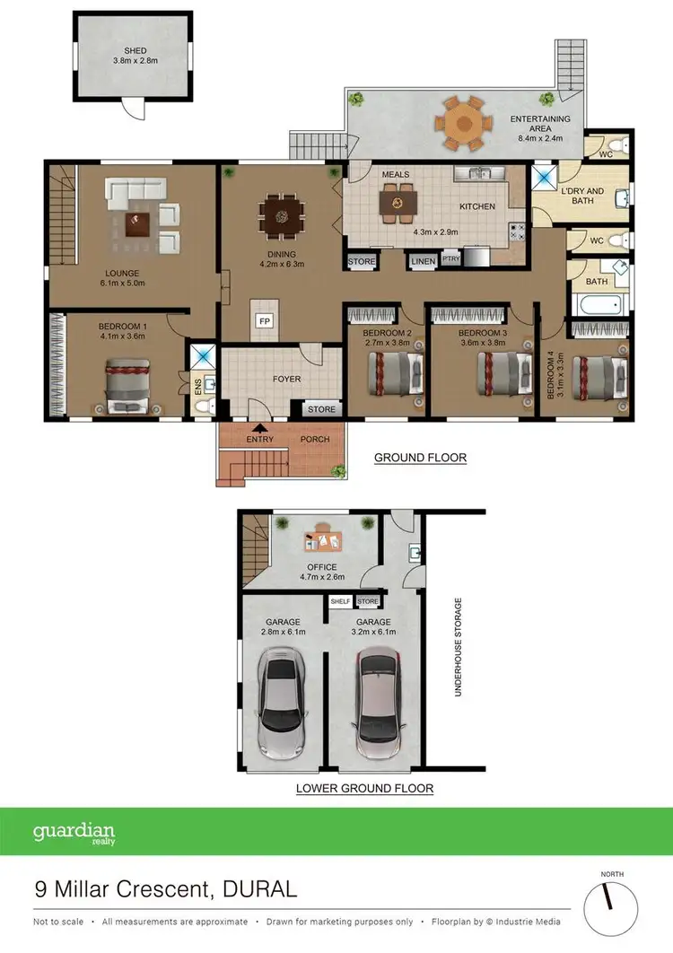 Floorplan of Homely house listing, 9 Millar Crescent, Dural NSW 2158
