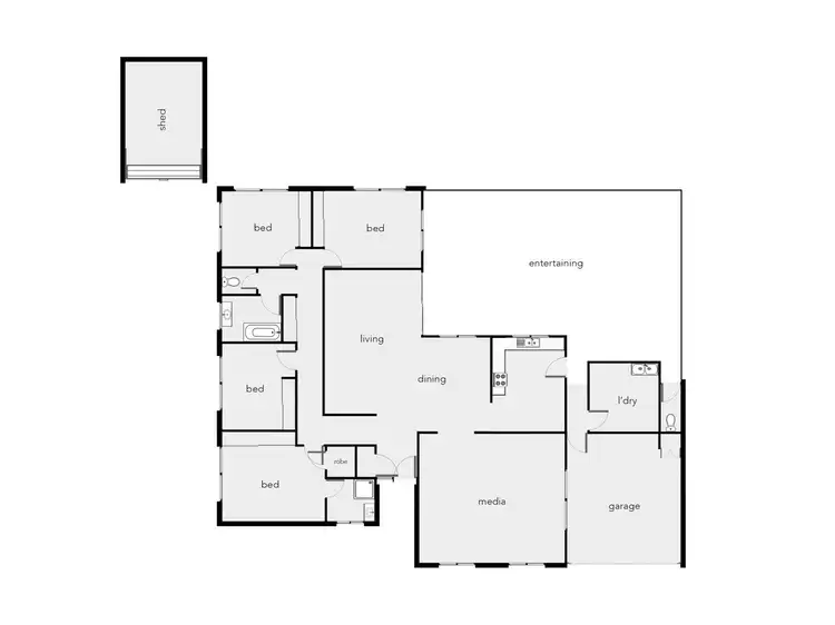 Floorplan of Homely house listing, 11 Maina Street, Woree QLD 4868