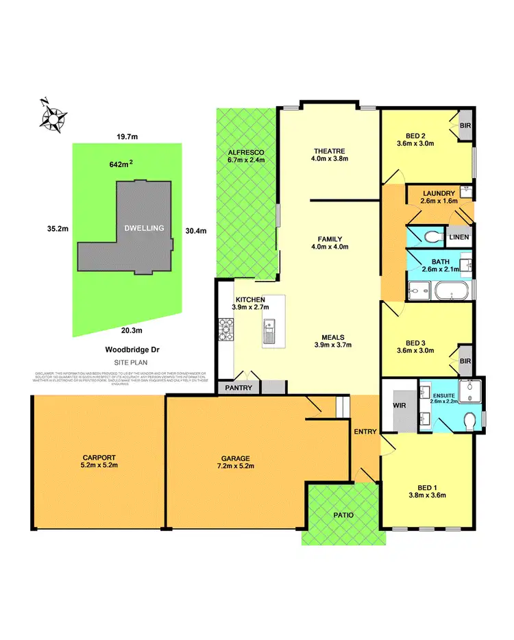 Floorplan of Homely house listing, 16 Woodbridge Drive, Cameron Park NSW 2285