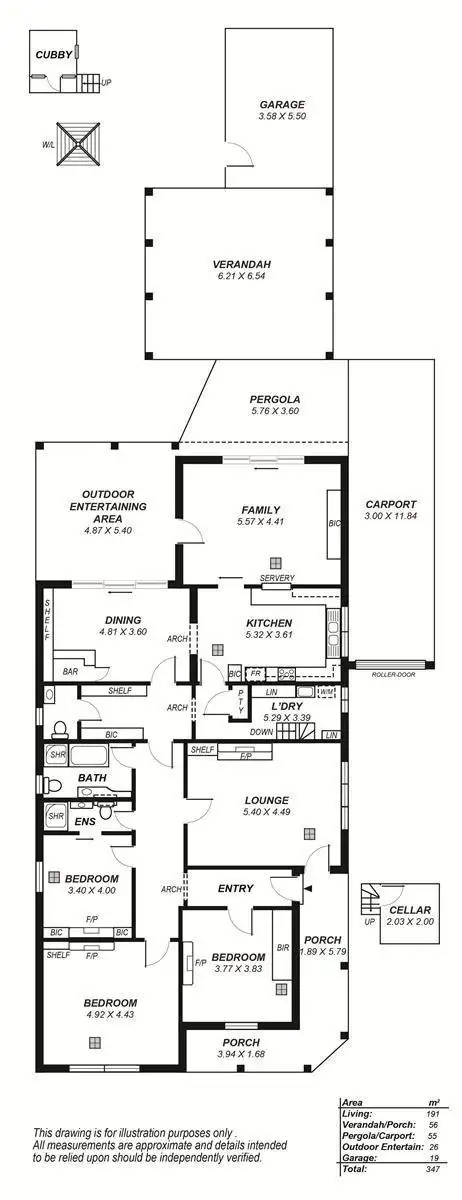 Floorplan of Homely house listing, 44 Balham Avenue, Kingswood SA 5062