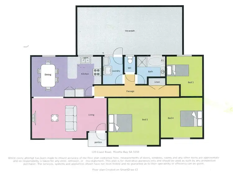 Floorplan of Homely house listing, 120 Coast Road, Moonta Bay SA 5558