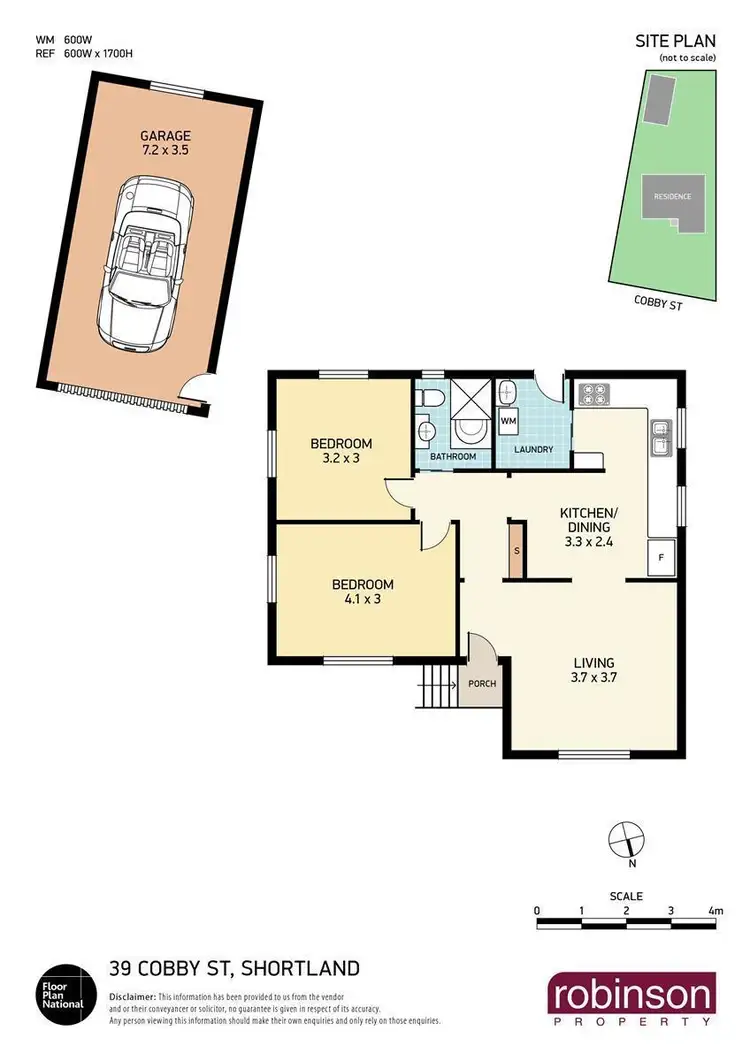 Floorplan of Homely house listing, 39 Cobby Street, Shortland NSW 2307